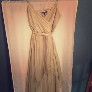 Express champagne dress